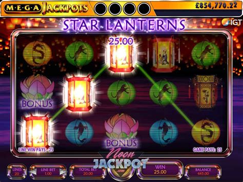 mega jackpots star lanterns slot